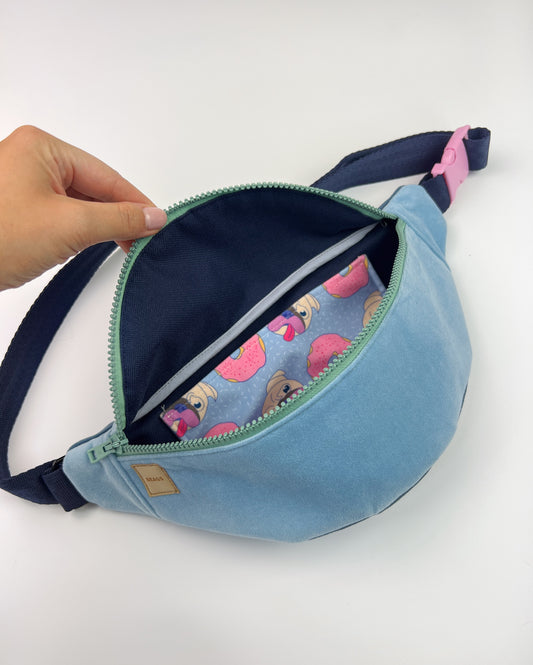 Pugs in the sky with doughnuts